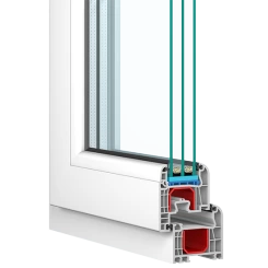 Terrassenfenster PVC Fensterprofil Iglo 5 
