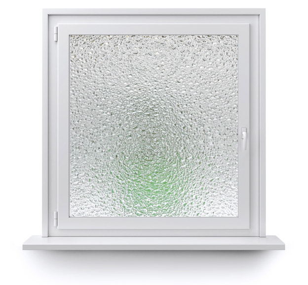 Fenster mit Strukturglas Ornament 521