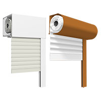 Rollladensysteme für Holz-Aluminiumfenster Duoline Meranti 68
