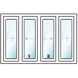 Schiebetür feste Flügel außen Schiebeflügel innen