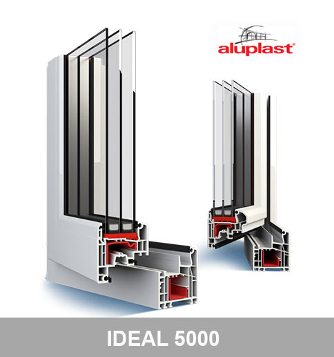 Kunststofffenster System Aluplast Ideal 5000