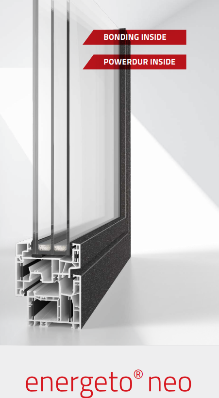 Aluplast energeto® neo Fensterprofil Anthrazit