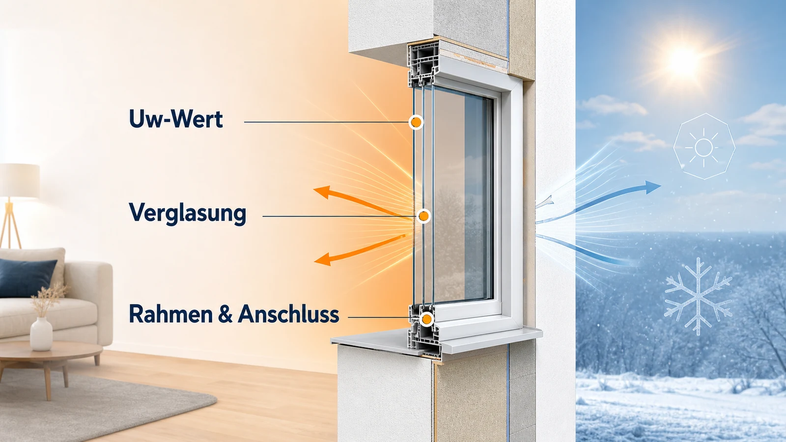 Fenster Wärmedämmung: U-Wert, Glas und Rahmen richtig verstehen