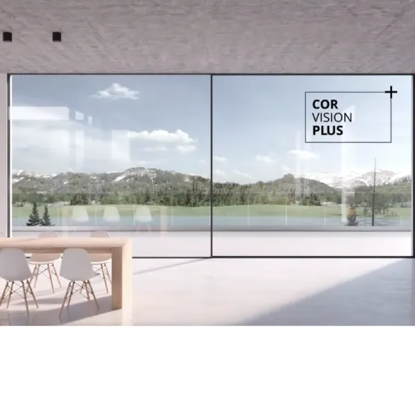 Terrassen-Schiebetüren COR Vision Plus - barrierefrei mit schmalen Rahmen