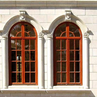 Denkmalschutz-Bogenfenster mit Wienersprossen
