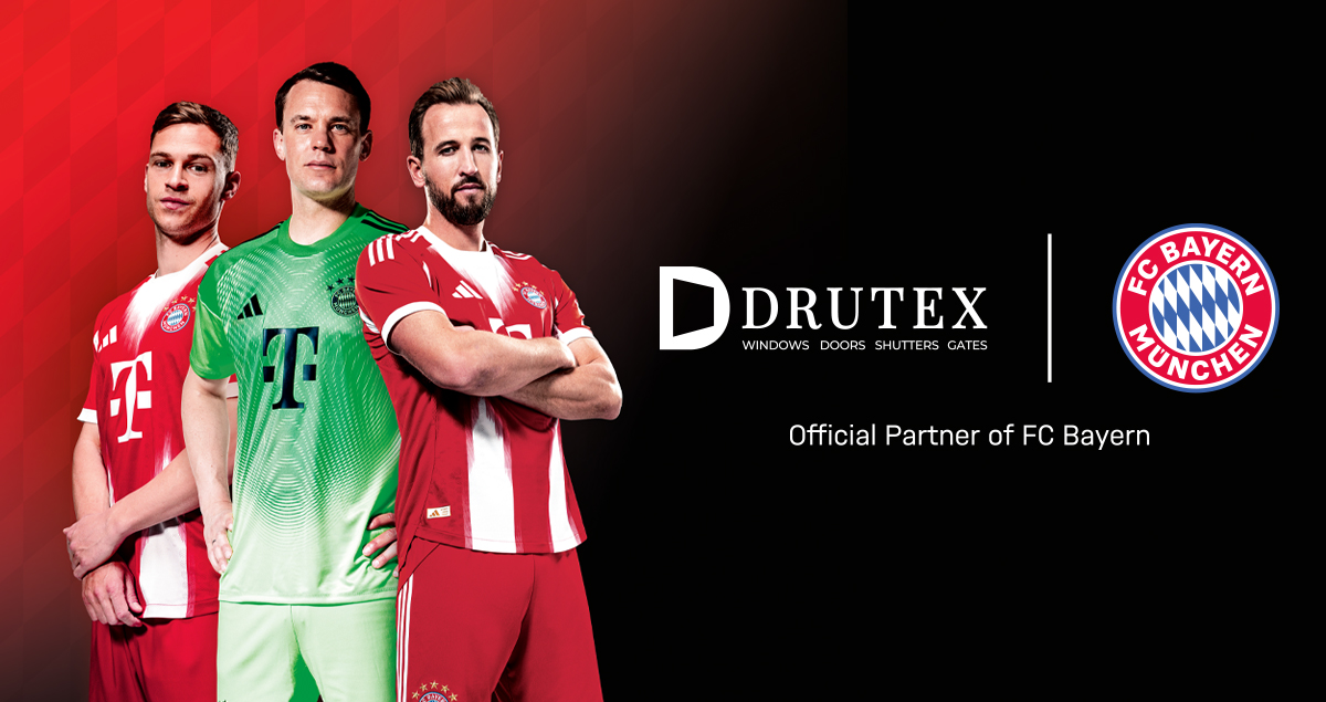 Drutex Premium Fenster - Partner von FC Bayern München
