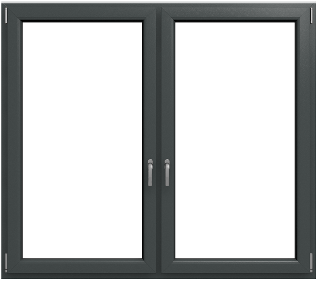 Kunststofffenster Eisenglimmer Schiefer (DB703) 