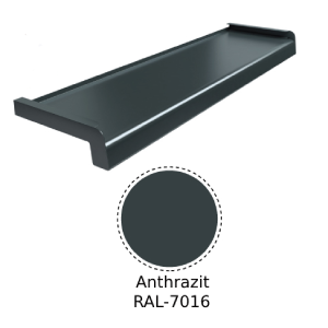 Fensterbank Aluminium Anthrazitgrau RAL-7016