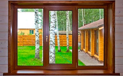 Holzfenster mit 3 Flüegel
