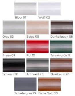 Sektionaltor mit Lüftungsgitter