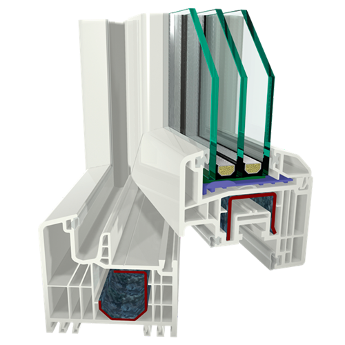 GEALAN S 7000 IQ plus Fensterprofil GEALAN S 7000 IQ plus