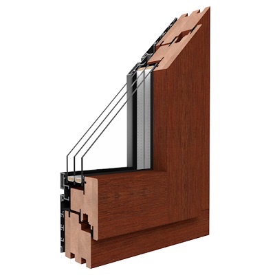 Holz-Alu Fenster Duoline 68