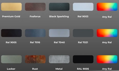 Stahlglastüren Farben für jeden Stil