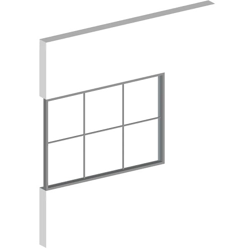Stahl-Glas Innenfenster