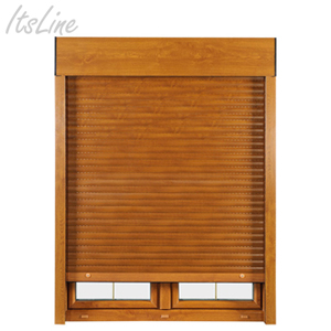 Fenster mit Aufsatzrollladen Aufsatzrollladen Kunststoff in Golden Oak