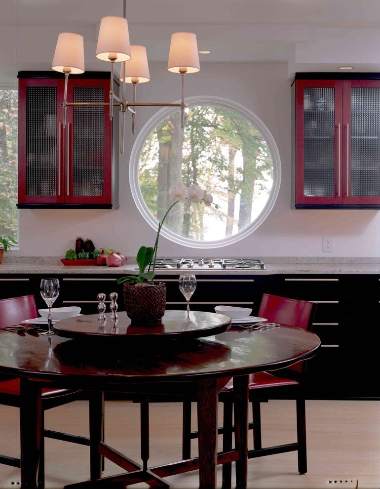 Bullauge-Fenster Festverlasung Esszimmer