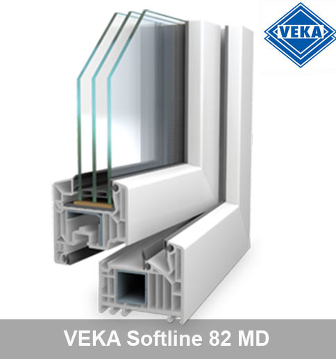 Kunststofffenster Veka softline 82MD