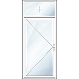 Obrlichtfenster einflügelig Oberlicht fenstverglast, Flüegel DR