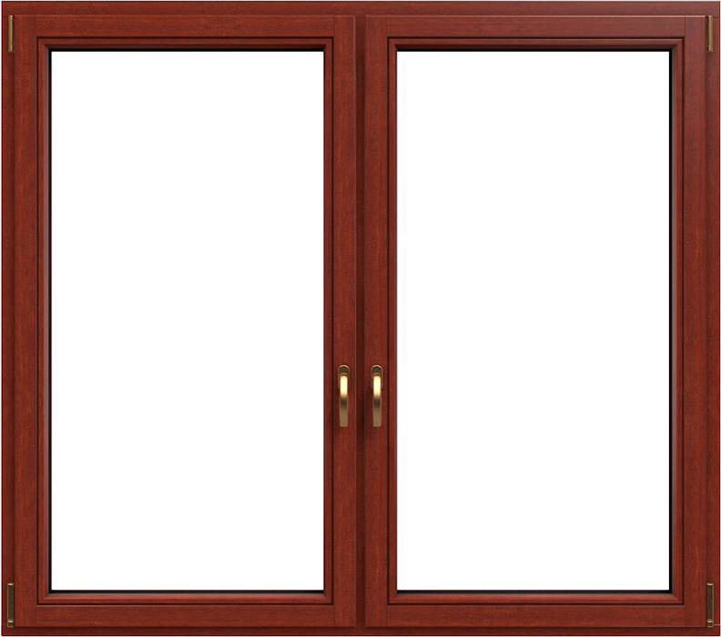 Kiefer-Teak Kiefer Holzfenster - Teak Lasur