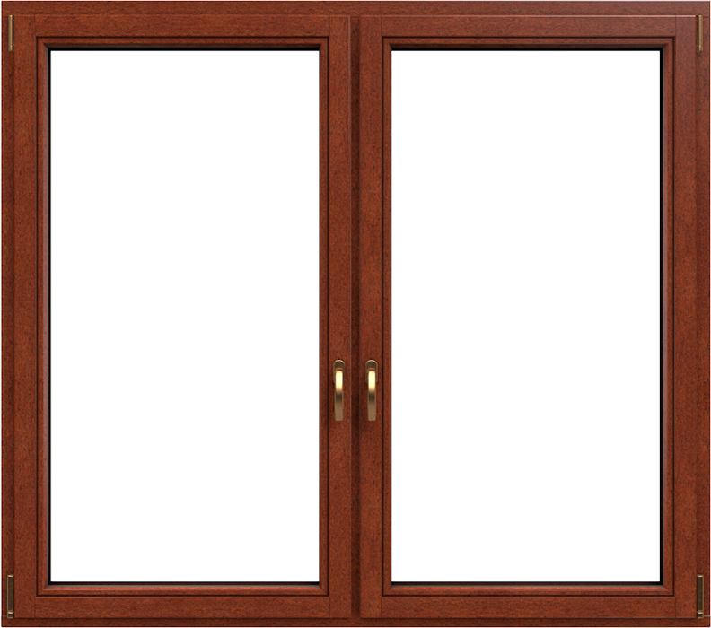 Meranti-Teak Meranti Holzfenster - Teak Lasur